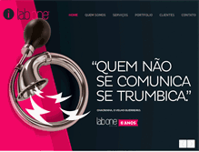 Tablet Screenshot of labonedesign.com.br